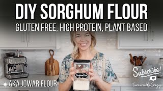 How to make Sorghum Flour at home  DIY Sorghum Flour glutenfreeflour plantbaseddiet jowarrecipe [upl. by Sotos999]