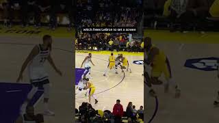 How the Lakers use LeBron and AD on Offenseshortsshortvideonbalebronjames [upl. by Rorke]