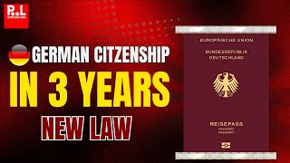 German Citizenship in 3 Years  New Citizenship Law  Pool Immigration [upl. by Danieu794]