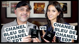 Chanel Bleu De Chanel Eau De Parfum EDP vs Chanel Bleu De Chanel Eau De Toilette EDT  REVIEW [upl. by Irrabaj]