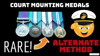 How to Court Mount Medals  A Simple Guide Alternate Method RARE Silver Jubilee Set [upl. by Nyre758]