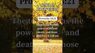 Proverbs 1821 🙏 short prayer proverbs [upl. by Parshall]