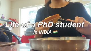 Indian Uni vlog working in lab living alone in India PhD student diaries [upl. by Tooley881]