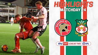 HIGHLIGHTS  Walsall vs Wrexham AFC [upl. by Petracca]