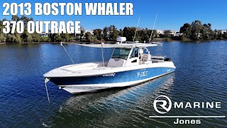 2013 Boston Whaler 370 Outrage Walkthrough [upl. by Hitoshi]