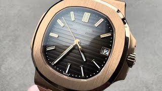 Patek Philippe Nautilus 5711 57111R001 Rose Gold Patek Philippe Watch Review [upl. by Lebar]