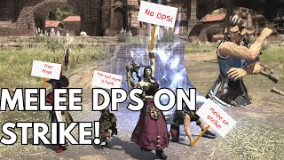 Melee DPS On Strike  FFXIV [upl. by Sldney549]