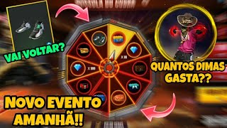 AMANHÃ QUANTOS DIMAS GASTA PRA PEGAR O PUNHO DO COBRA NO EVENTO BÚSSOLA DE PRÊMIOS FREE FIRE [upl. by Euk]