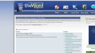 theWord Bible Software 1 of 4 Downloading and Installing [upl. by Airetas841]