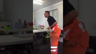 Firefighter dinosaur impression  Cant stop laughing [upl. by Sandon]