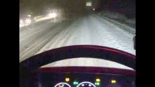 vidéo neige Scania R620 v8 Moustique57 Faulquemont 29012010avi [upl. by Aonian]