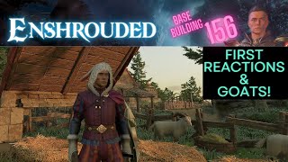 Enshrouded Update 4  First reactions on new content placing beds for NPCs and animals [upl. by Luann737]