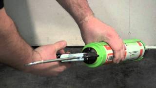 Applying Green Glue Noiseproofing Sealant [upl. by Clova]