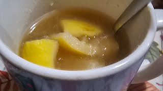 Night Tea for Throat 🍵 🍯 🍋 🫚 NightTea LemonHoneyGingertea LifestyleVlogger wellnessjourney [upl. by Aikas]