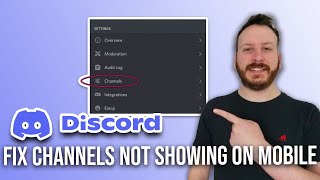 How To Fix Discord Channels Not Showing On Mobile [upl. by Namajneb]