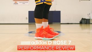 adidas D Rose 7 Primeknit  Performance Review [upl. by Rubel891]