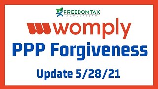 Womply PPP Loan Forgiveness  Update 52821 [upl. by Polky448]