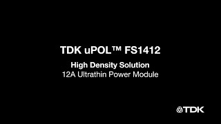 TDK FS1412 microPOL DCconverter [upl. by Will681]