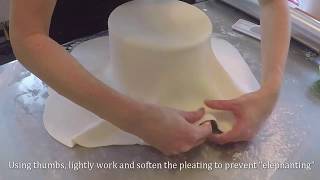 Tips and Techniques to Professional Cover Your Cake in Satin Ice Fondant  How To [upl. by Avraham]