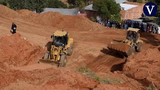 Trabajos a contra reloj para rescatar a Rayan el niño de 5 años que cayó en un pozo en Marruecos [upl. by Yhotmit]