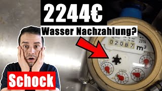 Wasserzähler lief falsch  2244€ Nachzahlung Zu Besuch beim Versorger [upl. by Hake79]