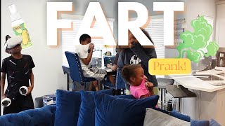 Fart Spray PrankMom Pranked The Kids fartsprayprank [upl. by Anrim]