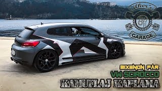 VW Scirocco Kamuflaj Desen Kaplama Kapladık  Modifiye [upl. by Magocsi449]