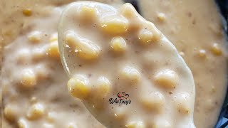 Jamaican Hominy Corn Porridge MADE EASY with just a FEW SIMPLE STEPS  WHITNEYS KITCHEN JAMAICA [upl. by Eeliah]