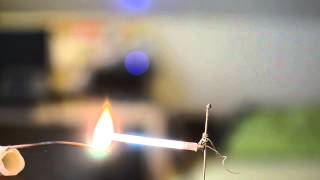 Sodium gas discharge lamp on high voltage MOT [upl. by Nallac]