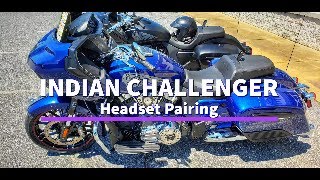 Indian Challenger Headset Pairing Procedure [upl. by Ymarej]