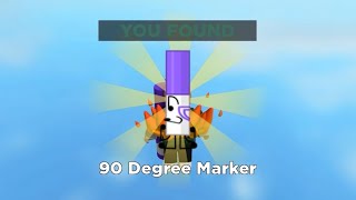 How to get 90 DEGREE marker in FIND THE MARKERS Roblox  UPDATED 2024 [upl. by Ambur]