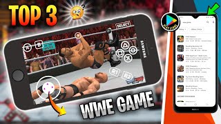 Top 3 wwe games android  Real charector wwe game High graphics  Play store wwe game [upl. by Appel]