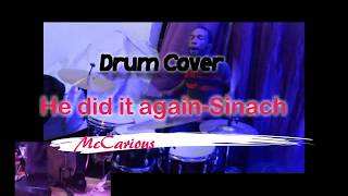 HE DID IT AGAIN SINACH OFFICIAL DRUM COVER Anointed Makarios 2018NEW [upl. by Willem]