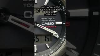 Casio WVAM650  Timelapse [upl. by Alyad992]