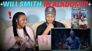 ALADDIN OFFICIAL TRAILER  REACTION [upl. by Etnod757]