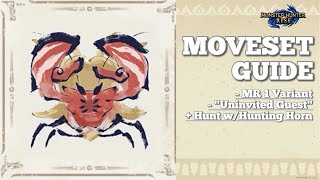 Complete Daimyo Hermitaur Moveset Guide MHRise  Sunbreak [upl. by Ynneh]