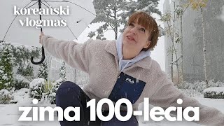 Zima 100lecia w Korei Pierwszy koreański vlogmas w 2024 roku [upl. by Sello]