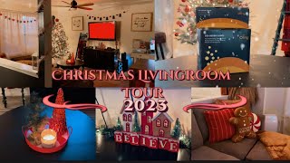 NEW Christmas Living Room Tour 2023  Best Christmas Lights ❤️ Ollny Lights [upl. by Ellednek49]