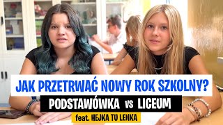 Jak przetrwać nowy rok szkolny Podstawówka vs Liceum [upl. by Anaidiriv]