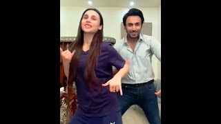 Mashal Khan Dance with Hammad Shoib  Pakistani Drama  Actress  Actor  Showbiz [upl. by Deerc234]