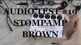 AUDIO TEST 19  Officina Elettrica  StompAmp Brown  Massimo Varini [upl. by Ayamahs]