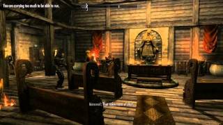 Skyrim  Wedding crasher bandit GLITCH [upl. by Beatrice]