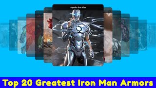 Greatest Iron Man Armors [upl. by Eartnoed]