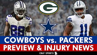 Dallas Cowboys vs Green Bay Packers Injury Report Top Matchups Players To Watch  NFL Wild Card [upl. by Einna]