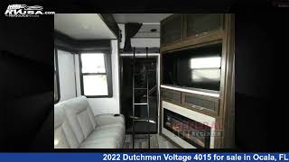 Wonderful 2022 Dutchmen Voltage 4015 Toy Hauler RV For Sale in Ocala FL  RVUSAcom [upl. by Adeuga92]