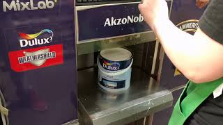 Dulux paint mixer in action [upl. by Diantha880]