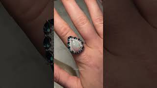 Get the look🤩 Taylor Swifts stunning Opal and Topaz Ring💍taylorswift genuinegemstones [upl. by Seluj]