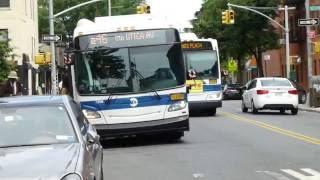 MTA NYCT Bus New Flyer XD40 7358 7342 amp Orion VII NG 4622 B46LcL amp SBS at Decatur St [upl. by Olmstead461]