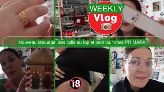 WEEKLY VLOG 💉📦Je me fais tatouer et colis qui donnent le sourire [upl. by Elaynad]