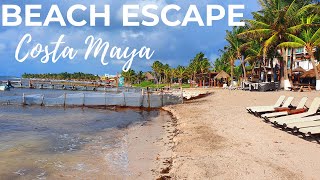 Costa Maya  Beach Escape Norwegian Breakaway Excursion [upl. by Notreve]